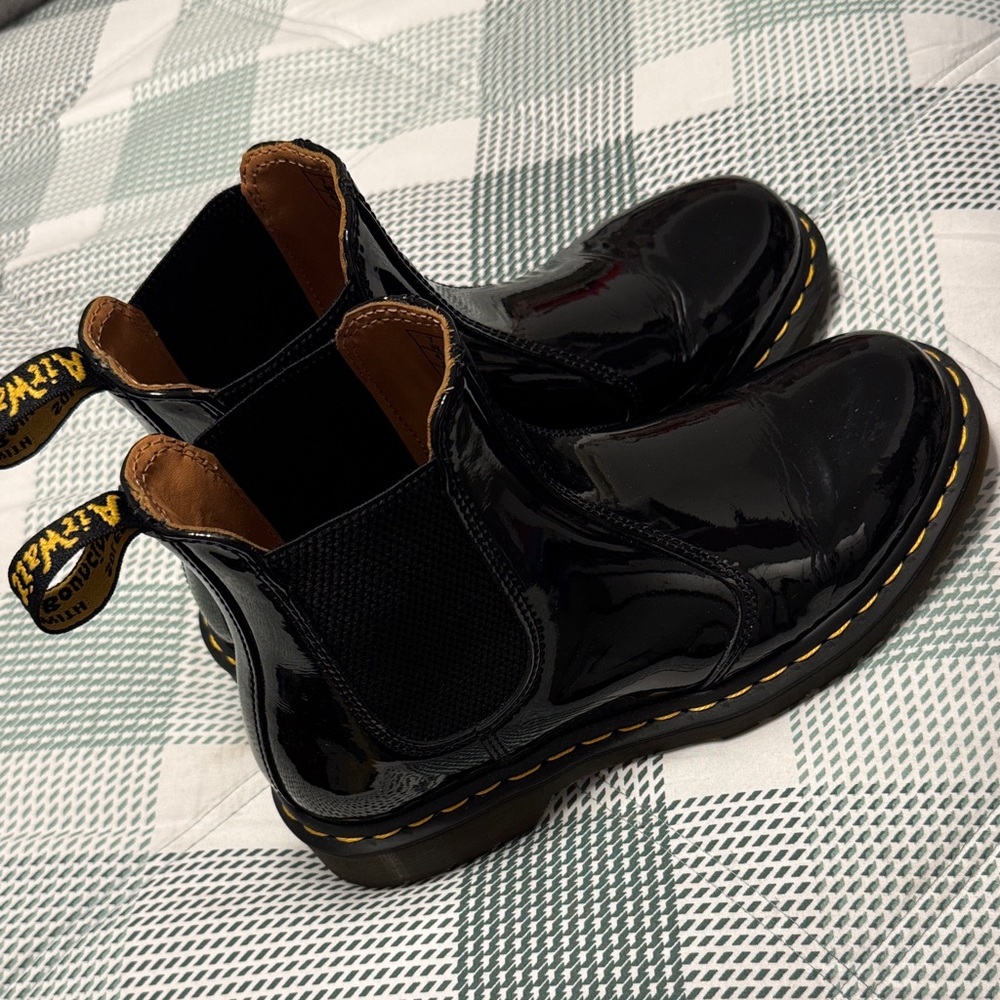 Dr. Martens Glossy Black Chelsea Boots